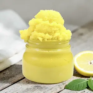 CitrisSan Lemon Verbena Scented Foaming Sugar Scrub - Aloe Vera Infused, 10 oz Jar Overfilled to 13 oz, Gentle Exfoliating Body Care Cleanser for Smooth Skin, Lemon Body Scrubs (Beauty & Personal Care)