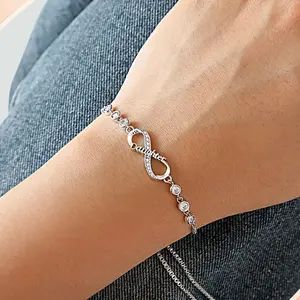 Infinity Love Heart Bracelets for Mom/Daughter/Girlfriend, Birthday Christmas Valentines's Day Mothers Day Gifts