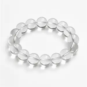 Natural Clear Quartz Crystal Bracelet – Energy Amplification & Inner Clarity