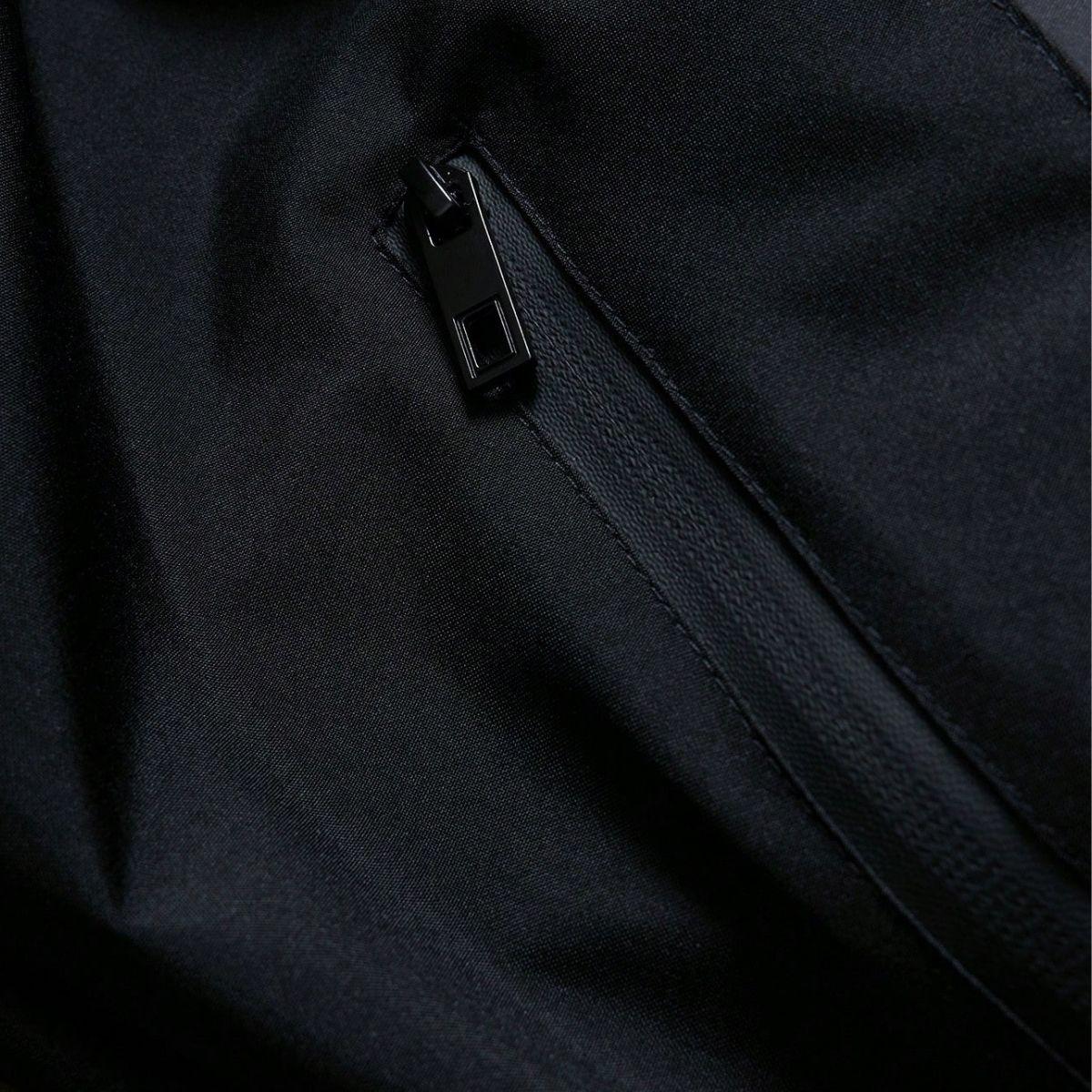 Men’s American high-street color-block streetwear brand hooded jacket with star icon print — casual functional outerwear