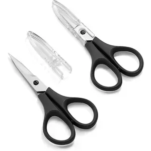 Lightweight Sewing and Embroidery  Set (2 PC) | Sewing, Embroidery, Paper , Crafting | Stainless Steel | Protective Cover (4 in)