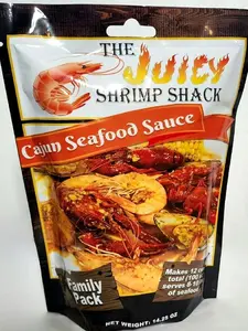 Juicy Shrimp Shack Cajun Seafood sauce, Cajun Dipping Sauce, Cajun Seasoning Sauce Mix, seafood boilundefined