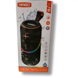 KMS 300 Portable Speaker with LED Light, Bluetooth, and IPX6 Waterproof
