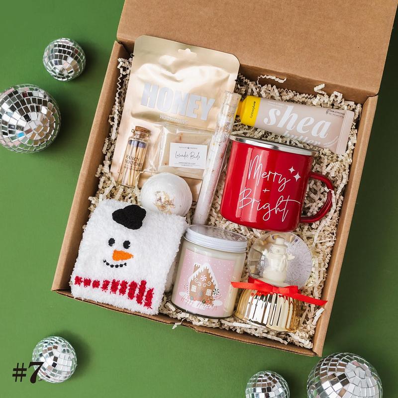 Custom In Description, Holiday gift box, Christmas gift basket, Winter Gift, Gift Box For Women, Care Package for Her, Cozy Christmas Care Package