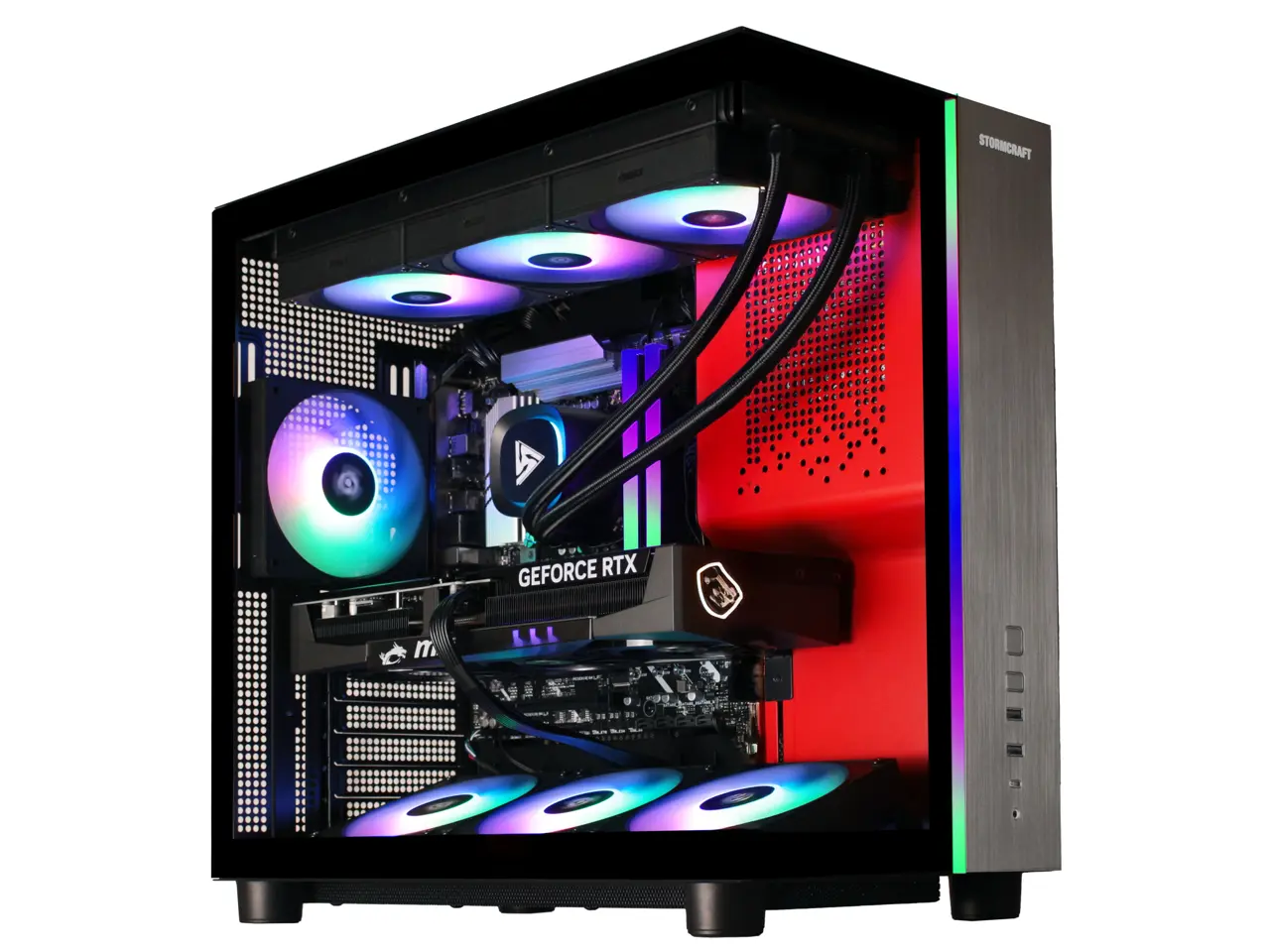 STORMCRAFT Gaming PC PHANTOM Intel Core Ultra 7 270K Plus NVIDIA RTX 5070 32GB DDR5 6000MHz RGB 1TB NVMe SSD 360mm AIO 850W PSU Windows 11 Home -  PH270K0CB-570N1