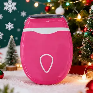 (without battery) Battery powered women's shaver, suitable for hair removal on legs, face, and armpits, detachable head - cordless portable, Underarm Trimmer