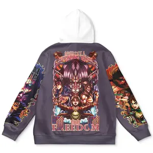 Eren Yeager Story Attack on Titan Streetwear Hoodie - Ape Hoodies Japanese Anime Style Zip Up Hooded Sweatshirts Men Women Fashion Y2k Oversized Pullovers