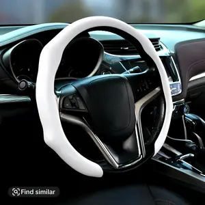2026 Upgraded Nappa Leather Steering Wheel Cover Quick Turn Non-Slip Breathable Ultra-Thin All-Season Use Modern Design Sport Anti-Slip Functionality for Ultimate Drive Comfort