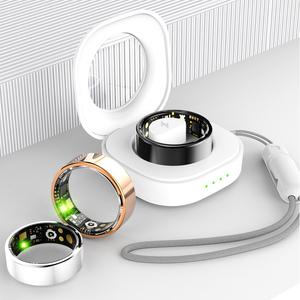 smart ring, rechargeable fitness tracker with charging case, sleep tracker, pressure monitoring ring, activity tracker for men & women, men gifts, electronic gadgets, wireless, cyber