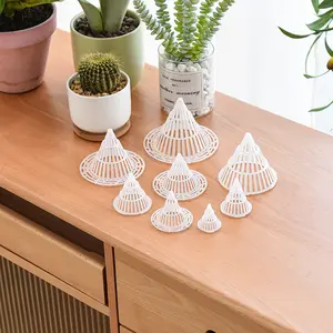 Beginner Gardening Must-Have Conical Drip Tray Transparent Plant Mat Drainage Pad for Flower Pots Prevents Root Rot Hydroponic Accessories