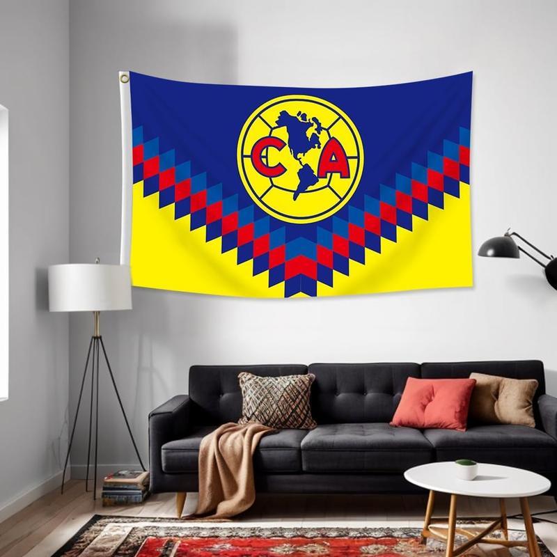 Club Flag 3x5 ft Double sides America Soccer Banner Mexico Futbol Soccer Heavy Duty, Durable 150D Polyester