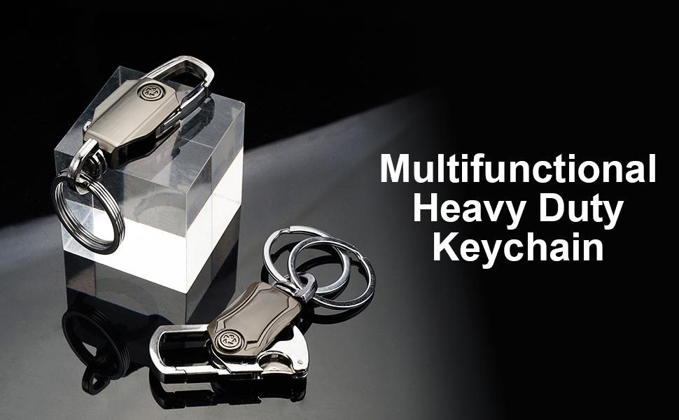 JOYTUTUS Multifunctional Heavy Duty KeyChain Key Ring with Carabiner Clip Bottle Opener & Fidget Spinners for Car Keys Compact Design New Year Gifts - Convenience JOYTUTUS Multifunctional Heavy Duty KeyChain Key Ring with Carabiner Clip Bottle Opener & Fidget Spinners for Car Keys Compact Design New Year Gifts - Convenience