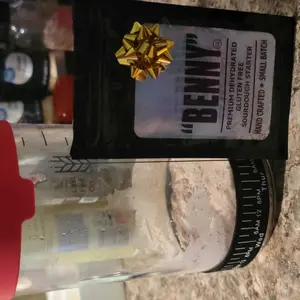 BENNY - Gluten Free Rapid Rise Sourdough Starter Dehydrated for Baking Sourdough Bread - Established, Strong and Active Dehydrated 20 grams Nata, Non-Gluten, Gluten Free, Bake Single-Serving