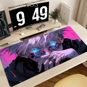 [Sale off up to 65%][Free Ship] Jujutsu Kaisen Gojo Mousepad Japan Hot Anime Mouse Pad PC Cool Gaming Keyboard Rug XXL Laptop Extended Desk Mat New Gamer Carpet