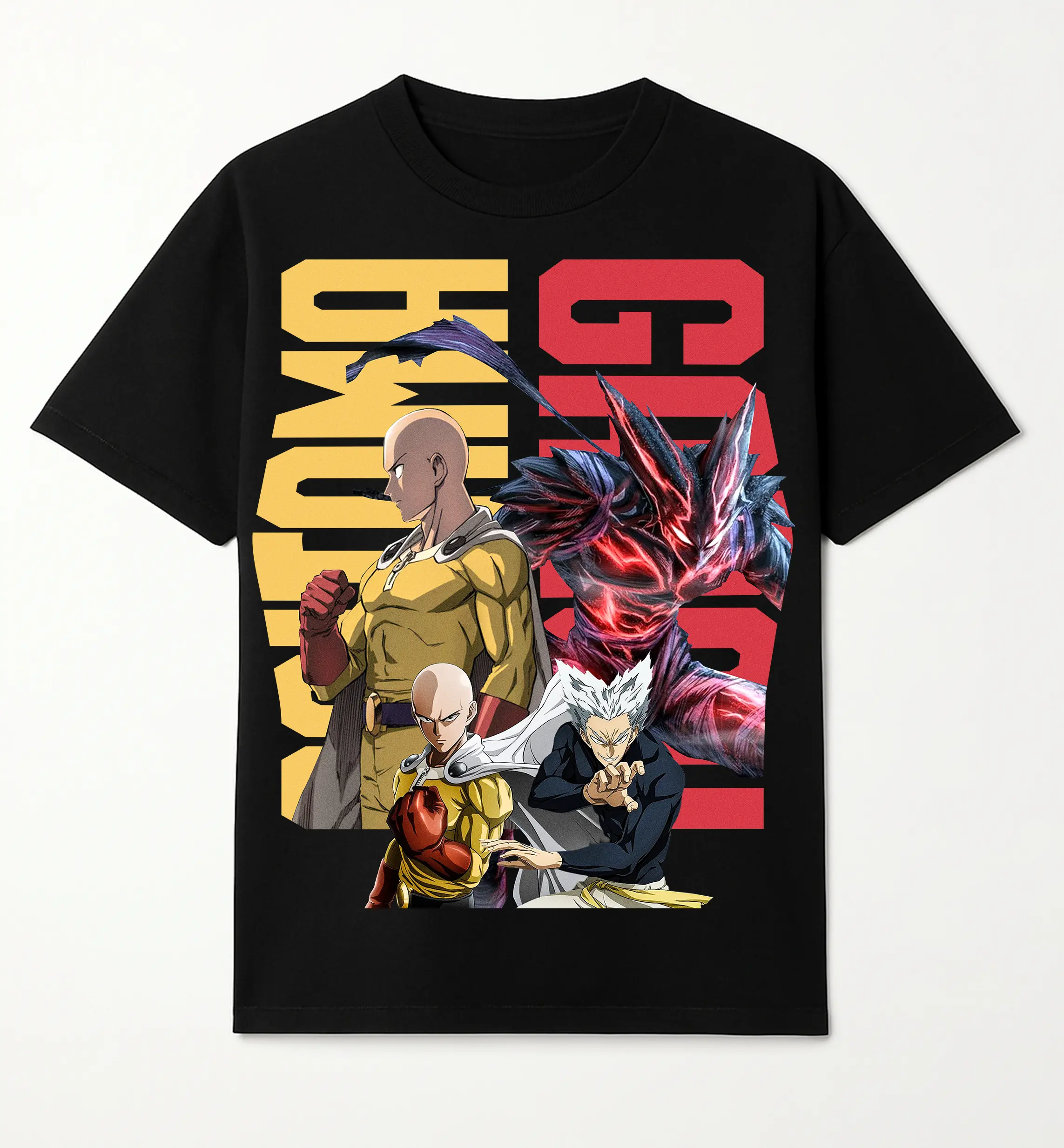 One Punch Man Saitama x Garou Anime art Character 2026 T-Shirt , Best Gift for fan shirt
