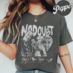 No Doubt Vintage Band Tee, 90s Rock Graphic Shirt, Retro Music Shirt Unisex Gift