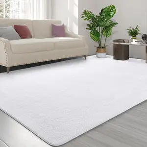 Bedroom living room carpet, ultra soft and comfortable thickened memory foam indoor carpet, modern minimalist carpet, suitable for boys girls adult nursery home decoration, x6/5x8/6x9 Feet