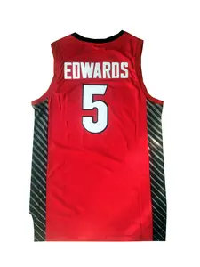 Men's  #5  Basketball Jersey Embroidered