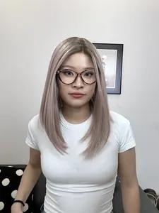 IMstyle Jules Smoky Rose short Bob T part Lace front wig Daily-k115-2426