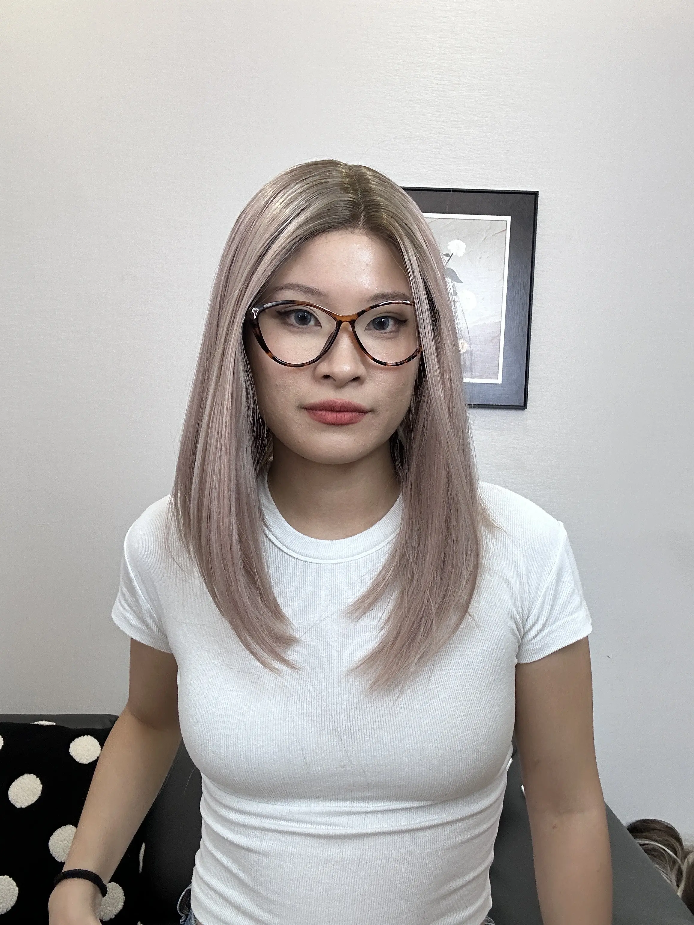 IMstyle Jules Smoky Rose short Bob T part Lace front wig Daily-k115-2426