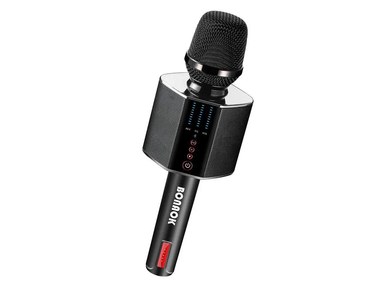 BONAOK Karaoke Microphone, Portable Wireless Bluetooth Karaoke Mic for Adults & Kids Car Home Outdoor Party, Karaoke Machine for PC/All Smartphone G50 (Black)