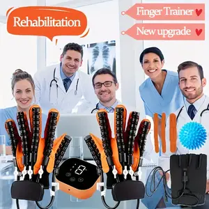 1 piece smart rehabilitation robot glove, suitable for stroke and hand function disorders - thumb exerciser, with LCD display, USB powered, hand rehabilitation and relaxation device