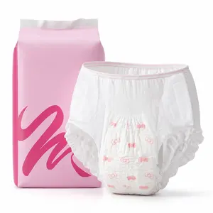 60-Pack Menstrual Underwear: Slim-fit design with a 360-degree elastic waistband; features superior absorbency, is soft and breathable, suitable for both day and night use, and offers exceptional comfort.