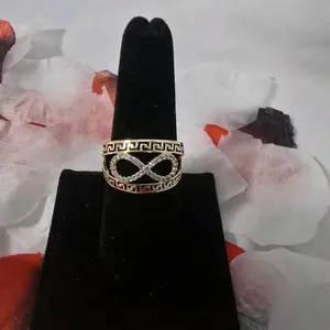 14K Gold Plated Infinity Ring – Elegant & Meaningful