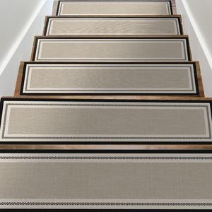 stair mat, 15pcs/set non-slip carpet for wooden stair, self-adhesive stair rug, indoor stair rug, safety walk stair rug for dog, child and elderly