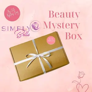 Simply Bella Cute Mystery Box - 10 Full-Size Makeup Products and 1 Mini in One Mega Box - Gentle, Cosmetic