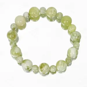 【Flash Sale】Natural Ice Transparent Jade Bracelet 6mm Fine Circle Artistic 10mm Atmospheric Transport Jade Bracelet