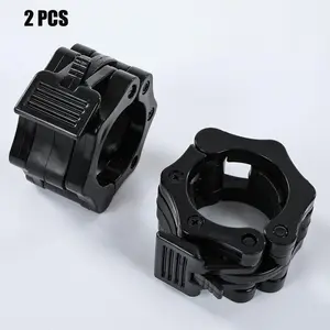 Barbell Clip, 1 Pair Quick Release Barbell Lock Buckle, Dumbbell Bar Clip, Exercise Machine Accessories for Fitness Training & Bodybuilding