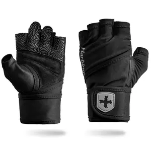 Harbinger Men's Pro Wrist Wrap Gloves 3.0 - Black