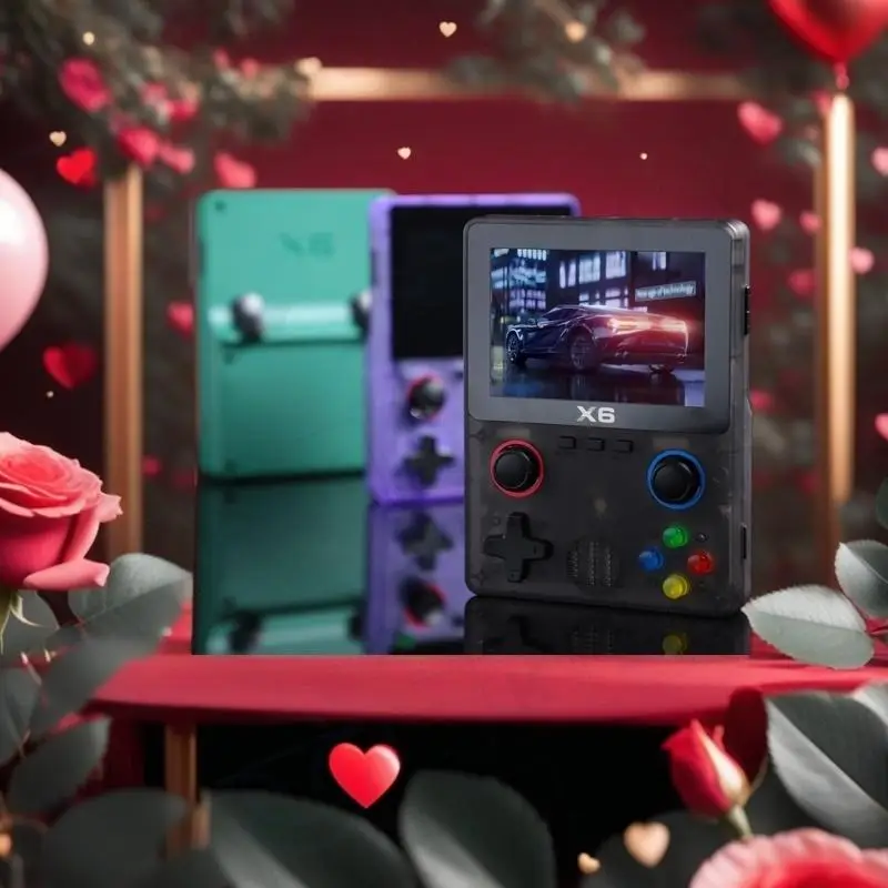 Retro Game Console with Ultra HD Color Screen, Portable Handheld Gaming Machine, Dual Joystick Gba Simulator, Supports Multimedia Music Movies