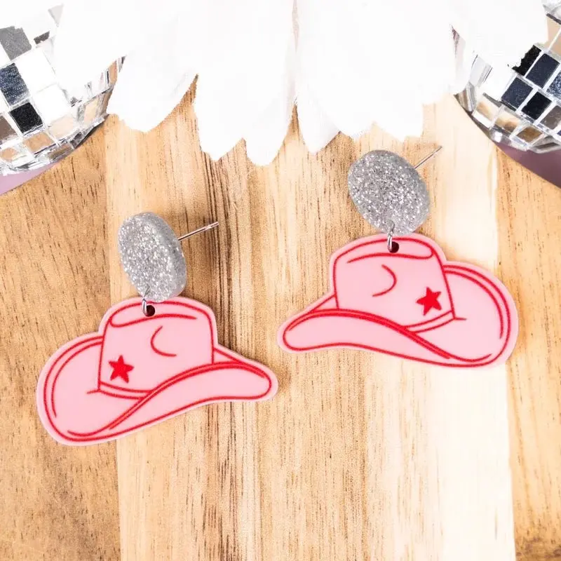 Nashville cowgirl hat Earring