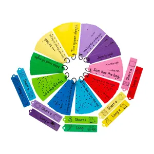 Short & Long Vowel Flash Card Sets on a Ring - 10 Sets