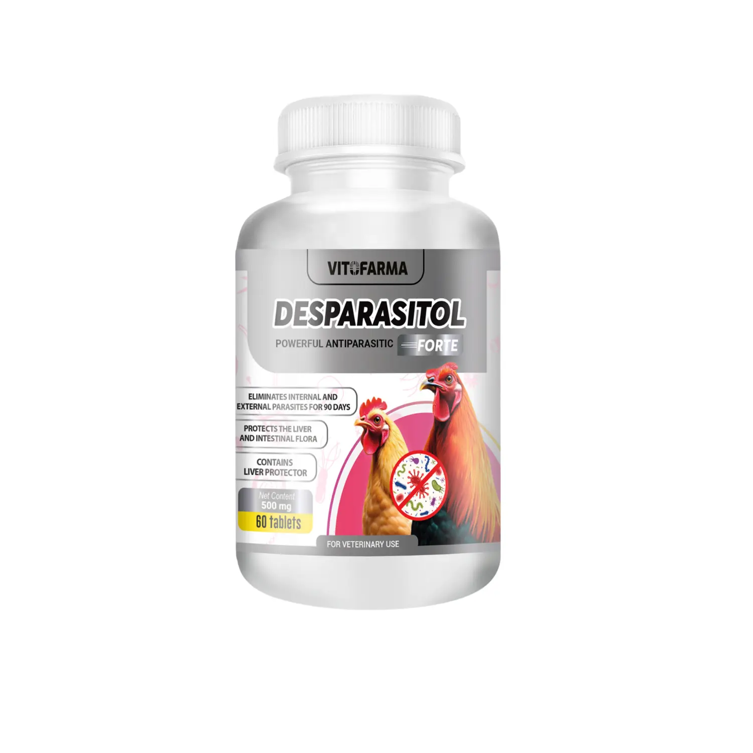 Rooster Daily Nutritional Supplement, Wellness Formula for Adult Birds 60 tablets