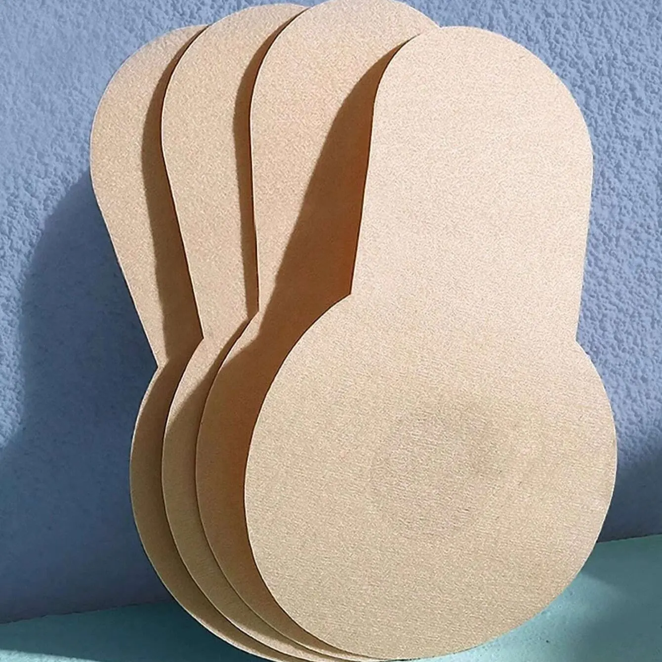 10 Pack Plus Size Curvy Reusable Invisible Seamless Anti-Slip Lift Strapless Backless Breathable Fabric Breast Tape, Designed for Larger Busts, Adhesive Nip Cover, Non-Reflective Nipple Covers to Prevent Sagging