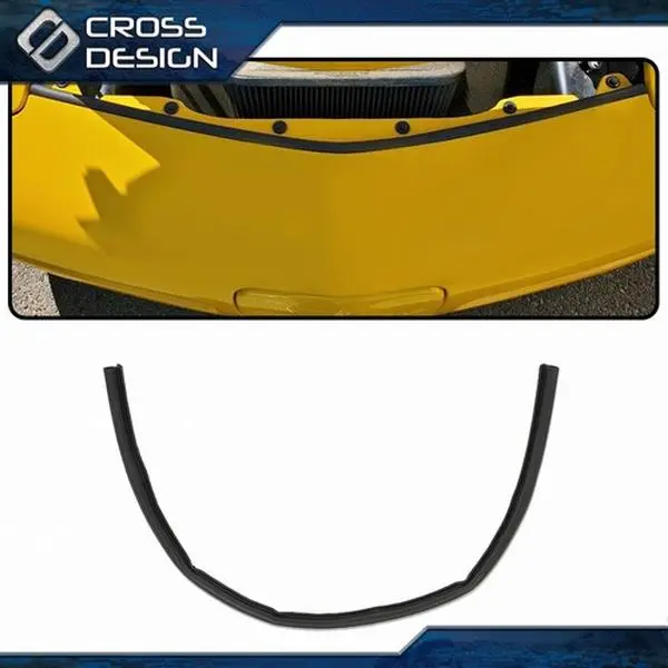 CROSSDESIGN Vehicle Front Hood Rubber Seal Weatherstrip, Car Weather Stripping - Compatible with Chevrolet Corvette C5 (1997-2004)