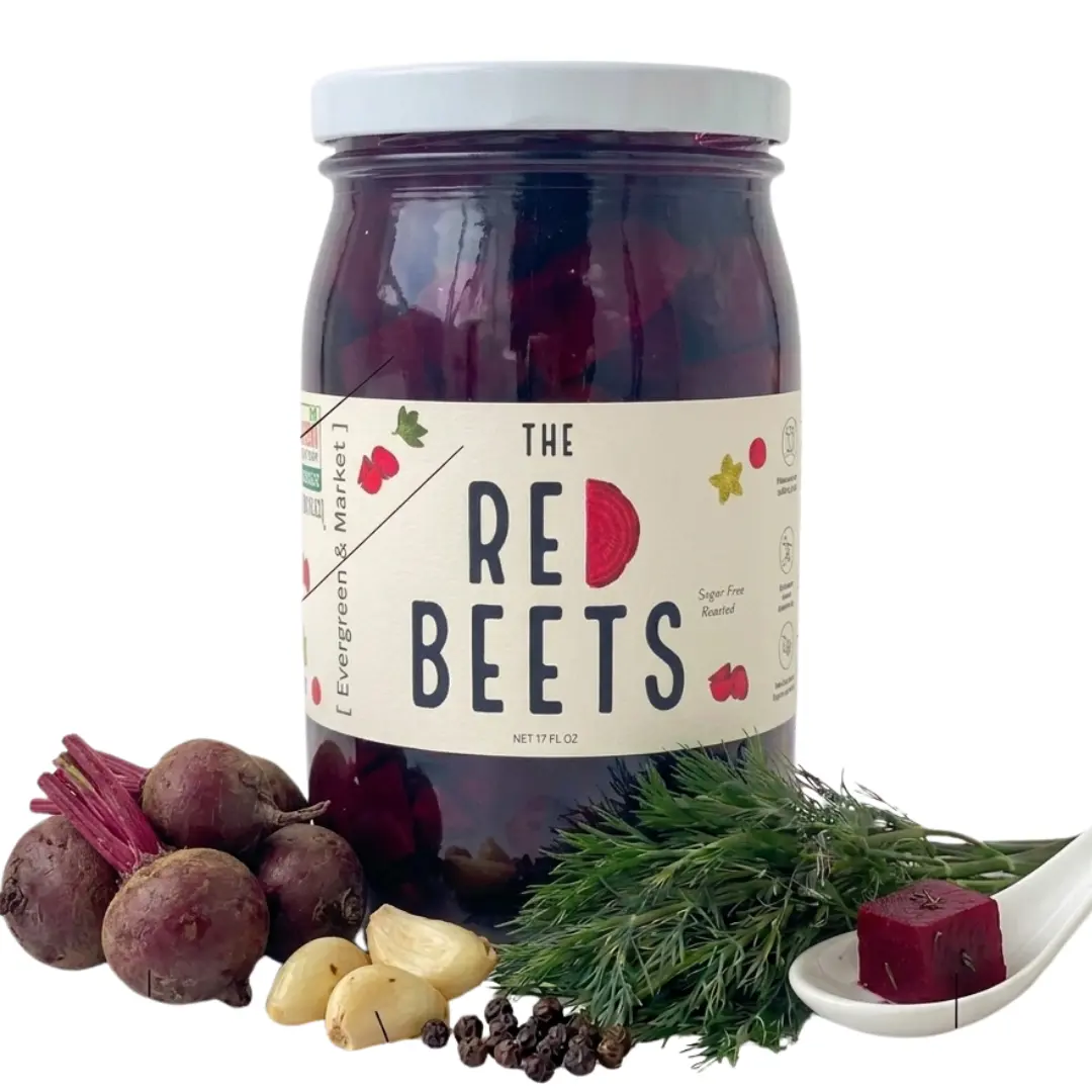 The Pickled Red Beets - Tangy Southern Flavor