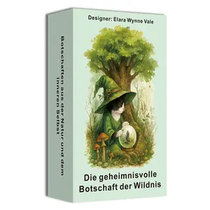German Oracle Card Deck German Tarot Cards The Mysterious Message of the Wild 72 Cards of Inspiration Card Games 12*7cm