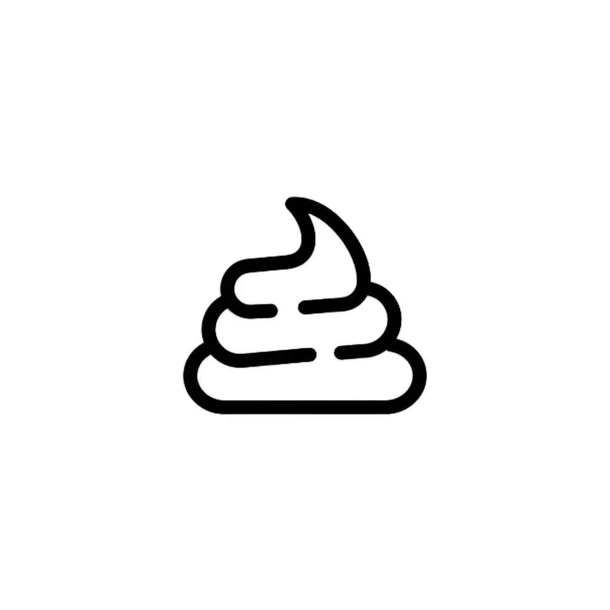 Poop Emoji Waterproof Vinyl decal sticker