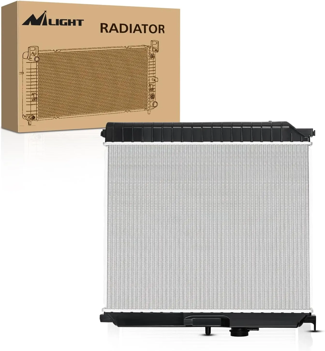 Nilight Radiator for Chevrolet Colorado 2004 2005 2006 2007 2008 2009 2010 2011 2012,GMC Canyon 2004-2012, Isuzu i-280 i-290 i-350 i-370 2006 2007 2008 2.8L 2.9L 3.5L 3.7L., Engine Cooling Car Vehicle