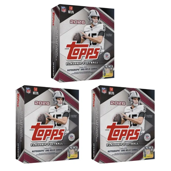 2026 Topps Flagship Football 3 Mega Box Break