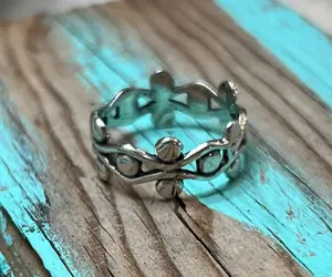 Dots All Around Sterling Silver Ring