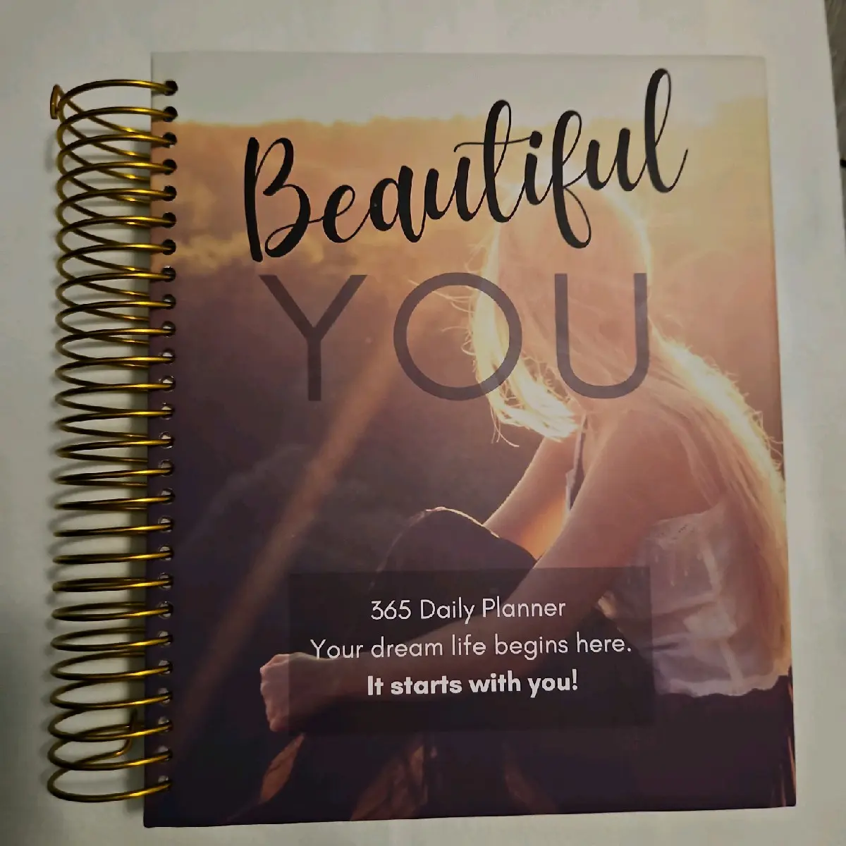 Beautiful You 365 Daily Planner - Spiral Bound Planner for Daily Planning, Monthly Goals, Financial Management, Gratitude, Fitness & Self-Care
