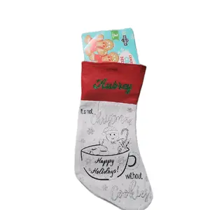 custom kids stocking and decoration cookie kit
