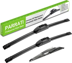 ®   Windshield Wipers for Jeep Wrangler 2018-2025,16"+16" Front and 12" Rear,OEM Replacement Wiper Blades,Quiet & Streak-Free(Set of 3)