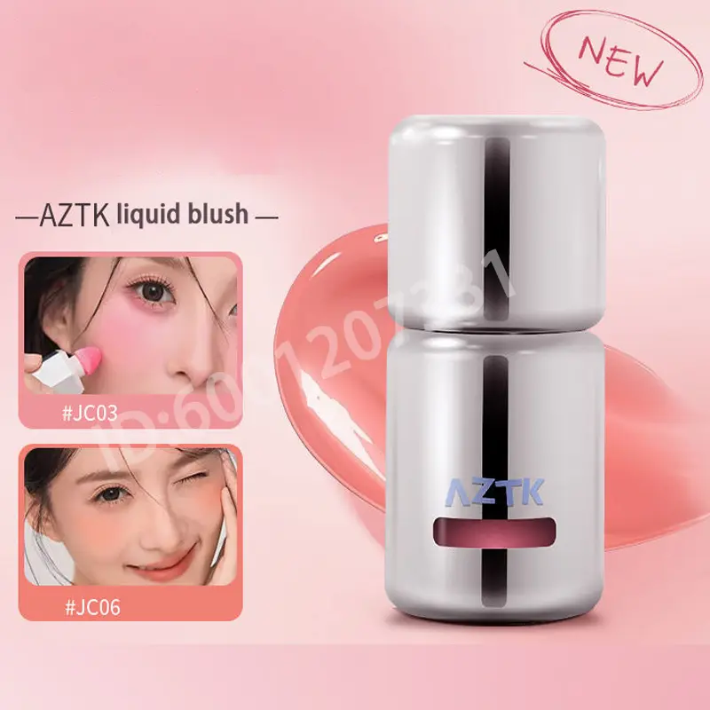 AZTK Blush Tanned Women Blush Natural Blush Muddy Water Glossy Liquid ...