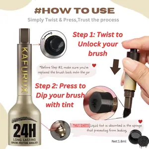 Long Lasting Liquid Eyebrow Pen with Brush, 1 Count Waterproof Eyebrow Pen, Easy Coloring Eyebrow Pen, Eye Brow Makeup Tool for Women, Eyebrow Pencil, Eyebrow Makeup Products